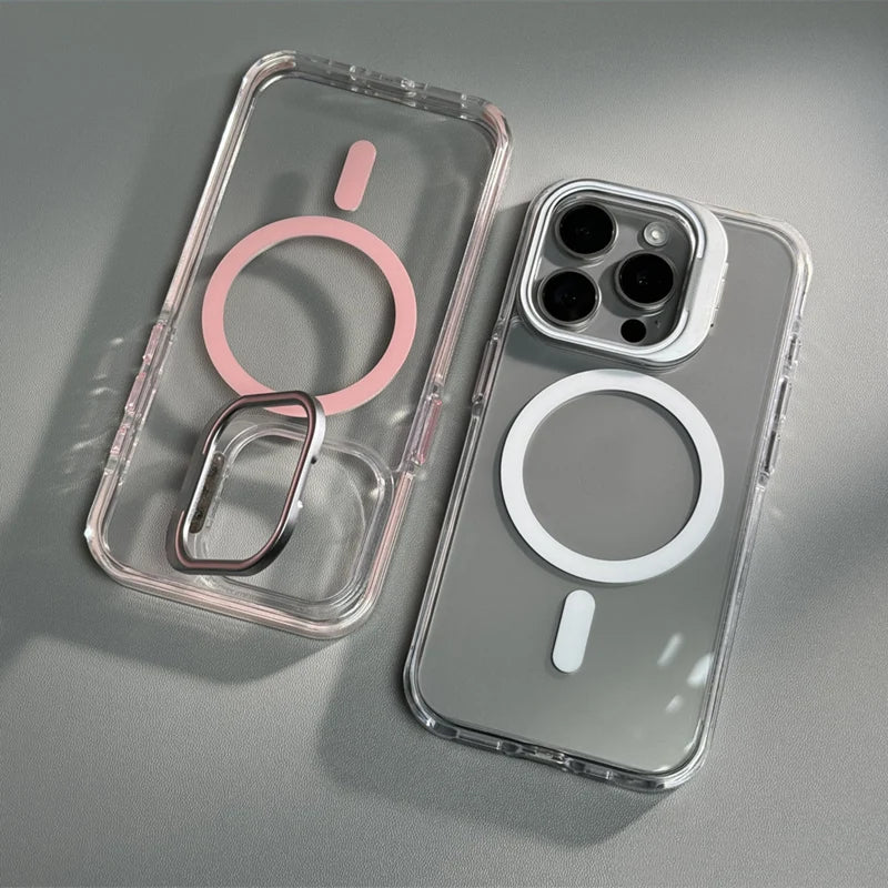 Transparent iPhone Case | Clear iPhone Case with Stand | CASETIGE