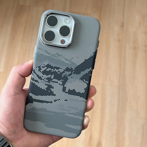 3D iPhone Case | Pixels Relief iPhone Case | CASETIGE