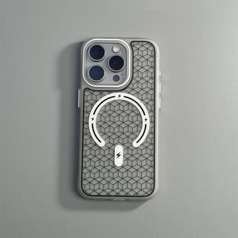 GeoLattice Frosted iPhone Case