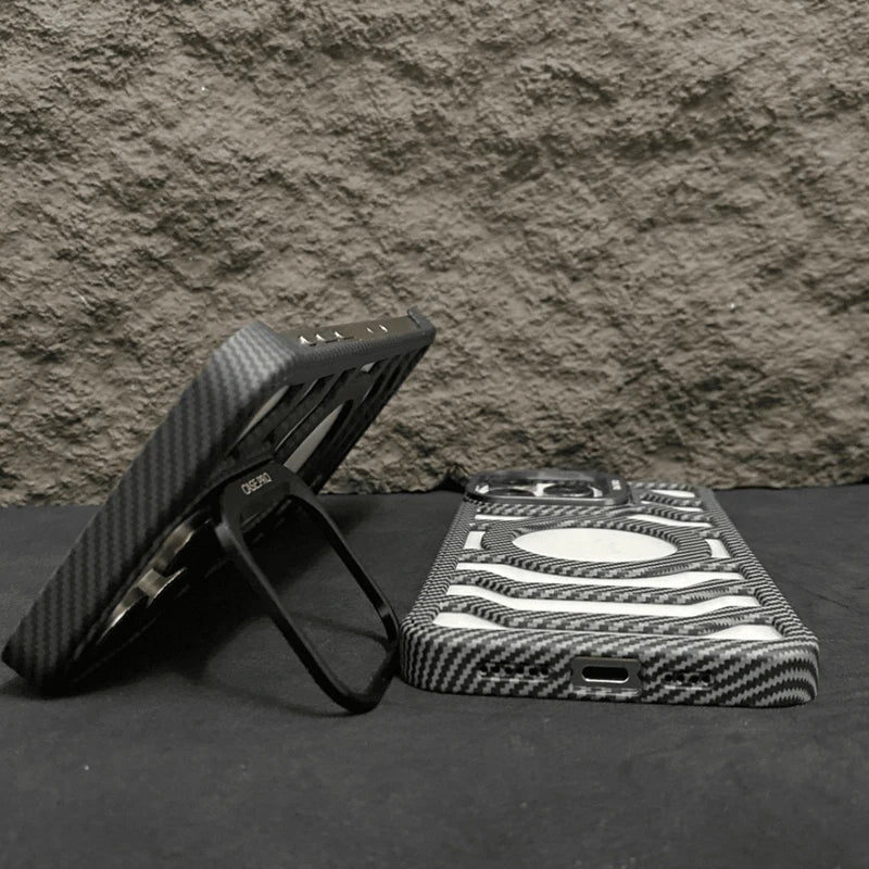 Carbon Fiber Case iPhone | Kickstand iPhone Case | CASETIGE